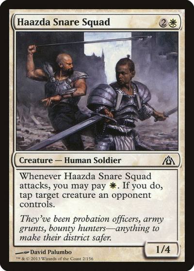 Haazda Snare Squad DGM-2 Dragon's Maze Magic card