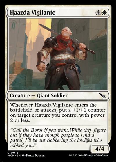 Haazda Vigilante 18 Murders at Karlov Manor Magic card