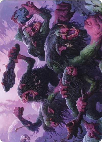 Hagi Mob // Hagi Mob AKHM-36 Kaldheim Art Series Magic card