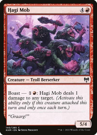 Hagi Mob 140 Kaldheim Magic card