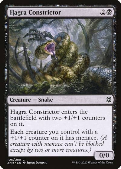 Hagra Constrictor 105 Zendikar Rising Magic card