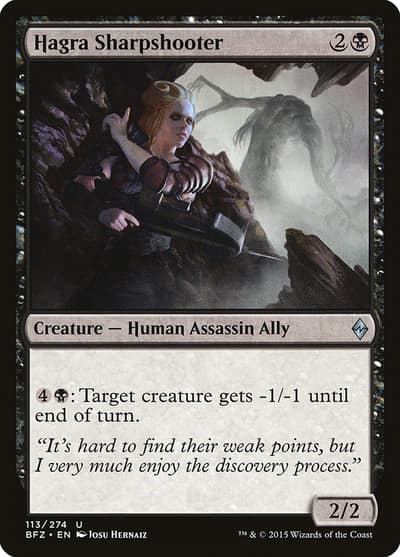 Hagra Sharpshooter 113 Battle for Zendikar Magic card
