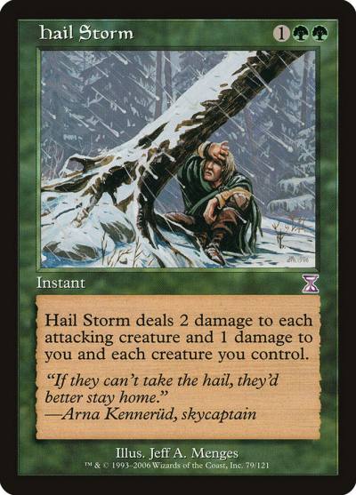 Hail Storm TSB-79 Time Spiral Timeshifted Magic card