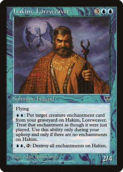 Hakim, Loreweaver 68 Mirage Magic card