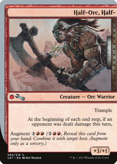 Half-Orc, Half- 84 Unstable Magic card