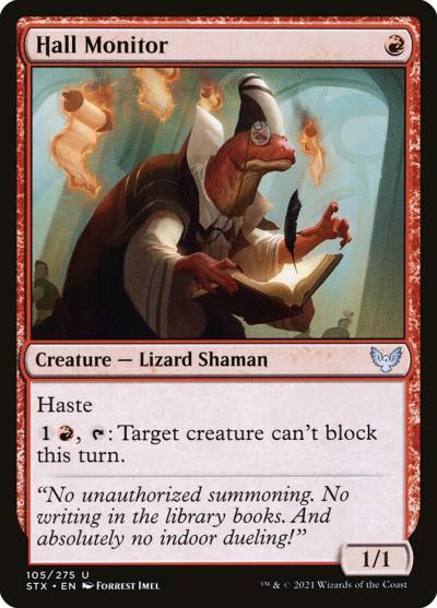 Hall Monitor 105 Strixhaven: School of Mages Magic card