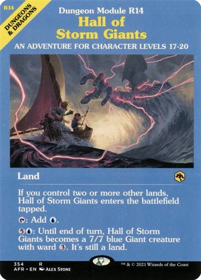 Hall of Storm Giants AFR-354 Adventures in the Forgotten Realms Magic card