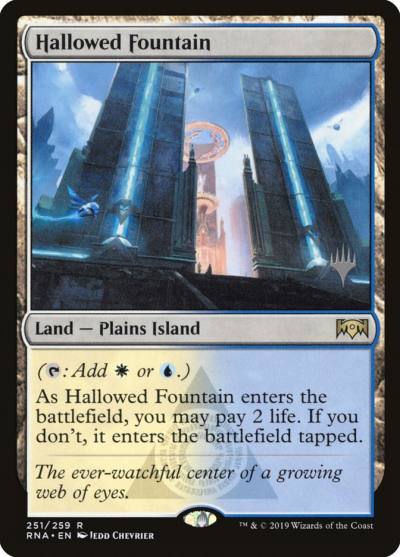 Hallowed Fountain PRNA-251P Ravnica Allegiance Promos Magic card