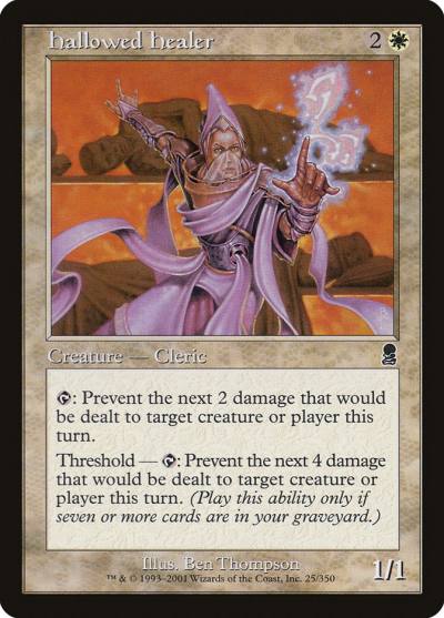 Hallowed Healer 25 Odyssey Magic card