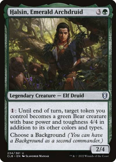 Halsin, Emerald Archdruid CLB-234 Commander Legends: Battle for Baldur's Gate Magic card