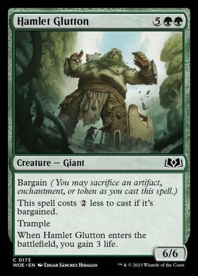 Hamlet Glutton WOE-173 Wilds of Eldraine Magic card