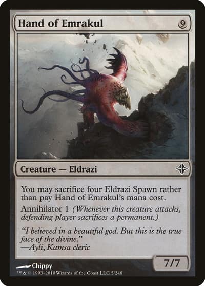 Hand of Emrakul 5 Rise of the Eldrazi Magic card