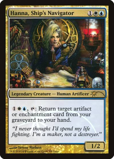 Hanna, Ship's Navigator J14-5 Judge Gift Cards 2014 Magic card