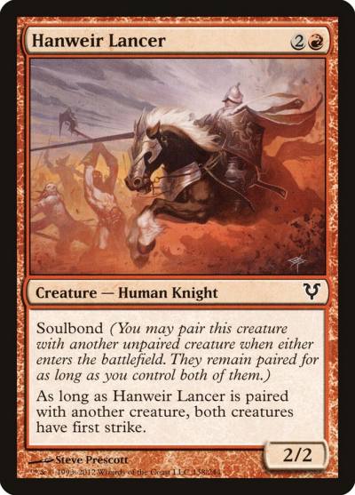 Hanweir Lancer AVR-138 Avacyn Restored Magic card