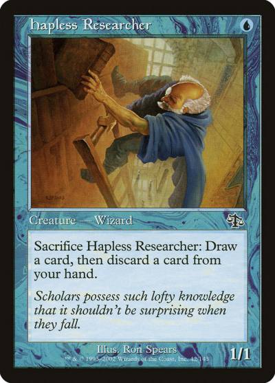 Hapless Researcher 42 Judgment Magic card