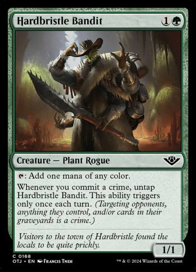 Hardbristle Bandit OTJ-168 Outlaws of Thunder Junction Magic card
