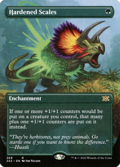 Hardened Scales 2X2-369 Double Masters 2022 Magic card