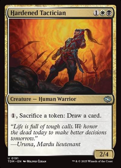 Hardened Tactician TDM-191 Tarkir: Dragonstorm Magic card