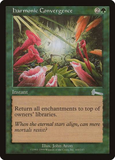 Harmonic Convergence ULG-103 Urza's Legacy Magic card