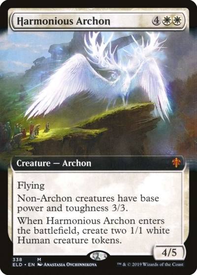 Harmonious Archon ELD-338 Throne of Eldraine Magic card