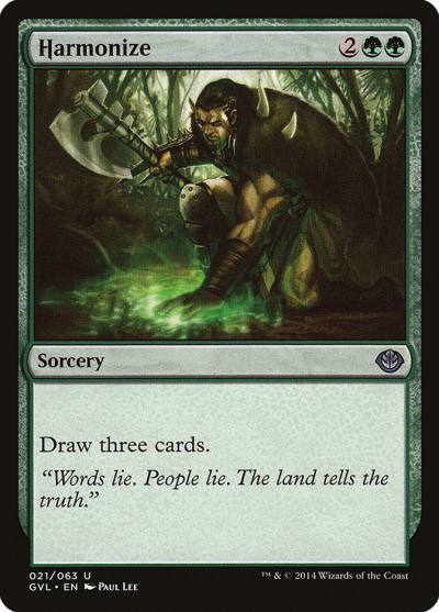 Harmonize GVL-21 Duel Decks Anthology: Garruk vs. Liliana Magic card