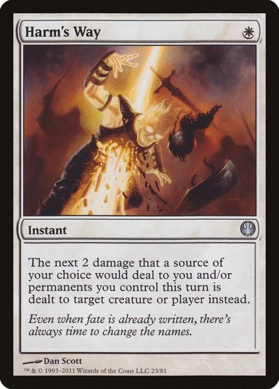 Harm's Way DDG-23 Duel Decks: Knights vs. Dragons Magic card
