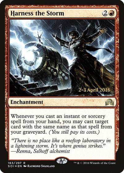 Harness the Storm PSOI-163S Shadows over Innistrad Promos Magic card