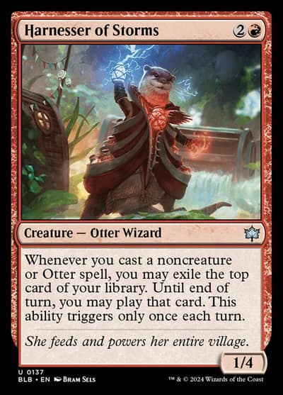 Harnesser of Storms 137 Bloomburrow Magic card
