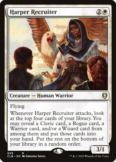 Harper Recruiter CLB-659 Commander Legends: Battle for Baldur's Gate Magic card