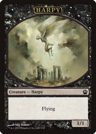 Harpy TTHS-6 Theros Tokens Magic card