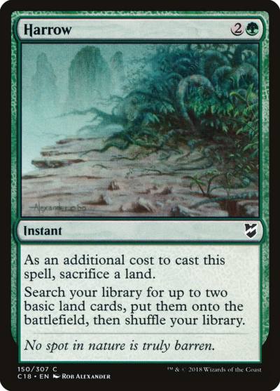 Harrow C18-150 Commander 2018 Magic card