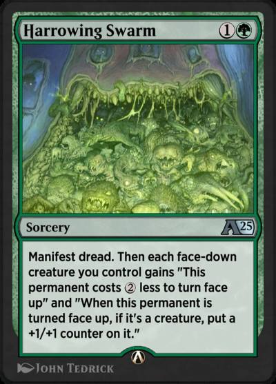 Harrowing Swarm YDSK-16 Alchemy: Duskmourn Magic card
