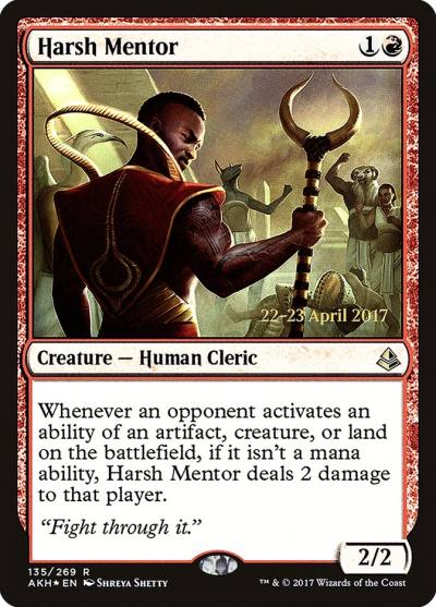 Harsh Mentor PAKH-135S Amonkhet Promos Magic card