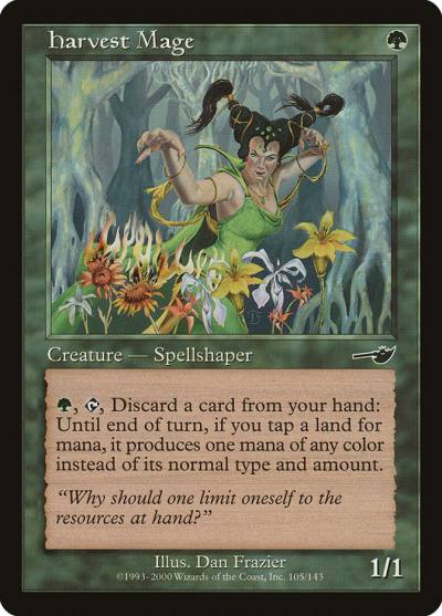 Harvest Mage NEM-105 Nemesis Magic card