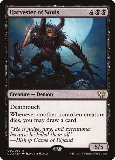 Harvester of Souls DDQ-60 Duel Decks: Blessed vs. Cursed Magic card