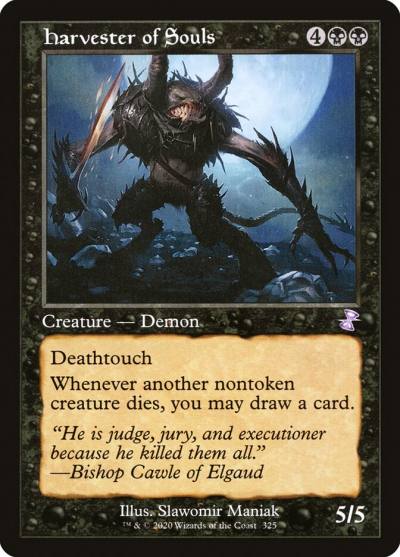 Harvester of Souls TSR-325 Time Spiral Remastered Magic card