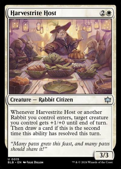 Harvestrite Host 15 Bloomburrow Magic card