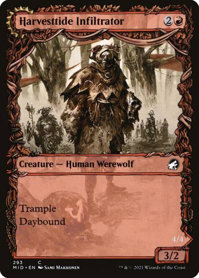 Harvesttide Infiltrator // Harvesttide Assailant MID-293 Innistrad: Midnight Hunt Magic card