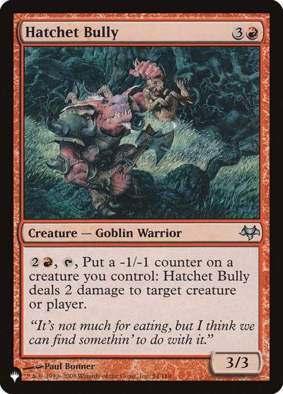 Hatchet Bully PLST-EVE-54 The List Magic card