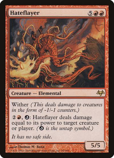 Hateflayer 55 Eventide Magic card