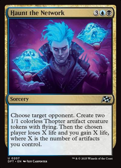 Haunt the Network DFT-207 Aetherdrift Magic card