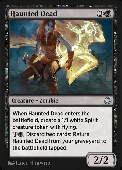 Haunted Dead SIR-117 Shadows over Innistrad Remastered Magic card