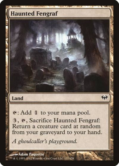 Haunted Fengraf DKA-157 Dark Ascension Magic card
