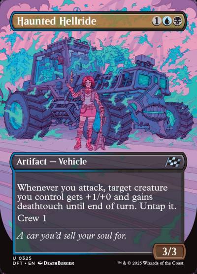 Haunted Hellride DFT-325 Aetherdrift Magic card