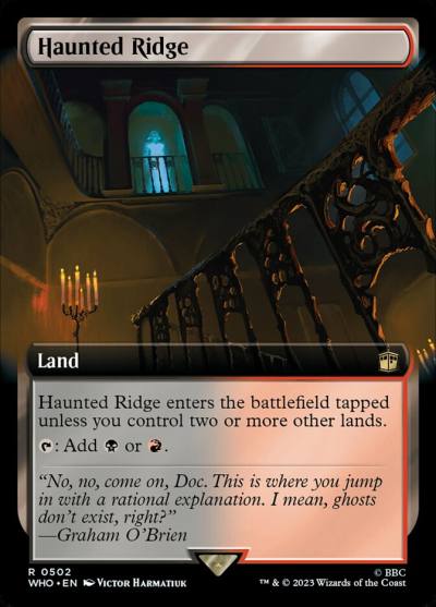 Haunted Ridge WHO-502 Doctor Who Magic card