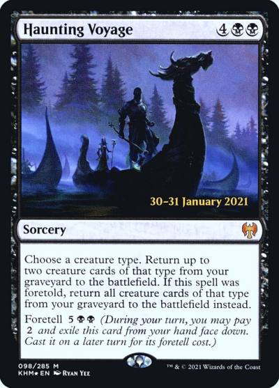 Haunting Voyage PKHM-98S Kaldheim Promos Magic card