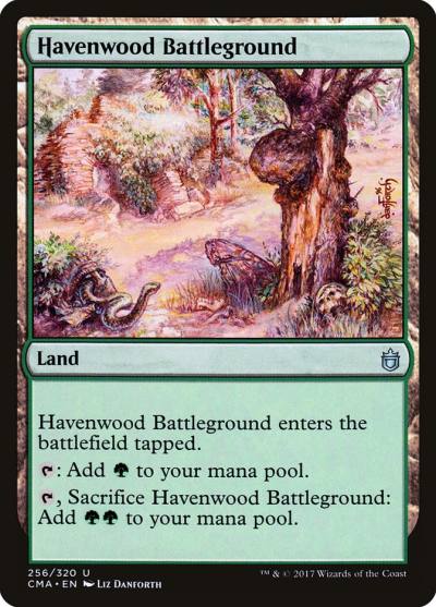 Havenwood Battleground CMA-256 Commander Anthology Magic card