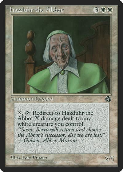 Hazduhr the Abbot 8 Homelands Magic card
