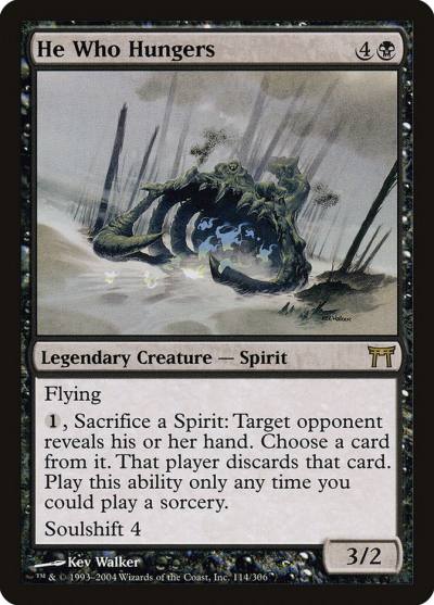 He Who Hungers 114 Champions of Kamigawa Magic card