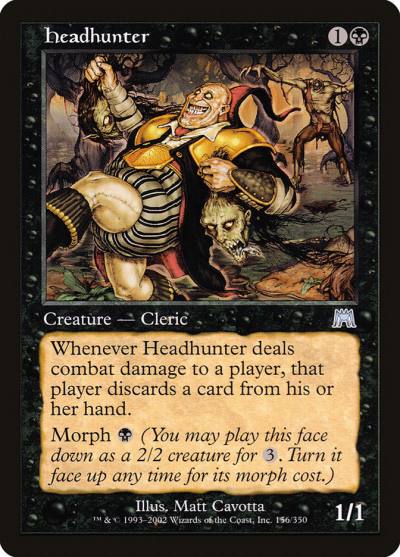 Headhunter 156 Onslaught Magic card